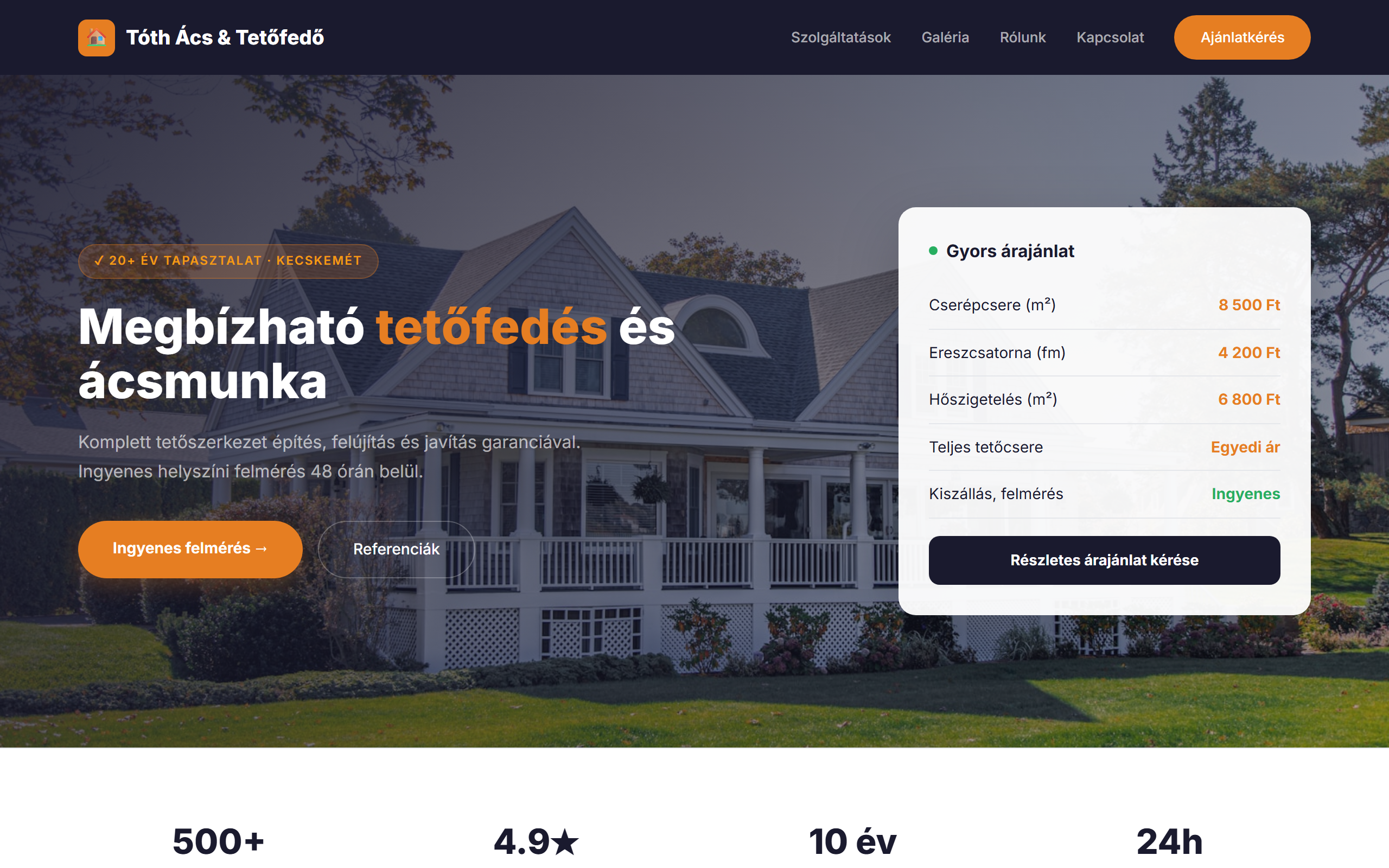 Tóth Ács & Tetőfedő