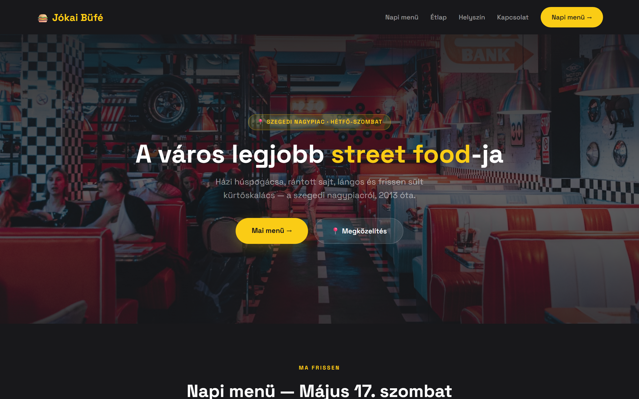 Jókai Büfé — Street Food